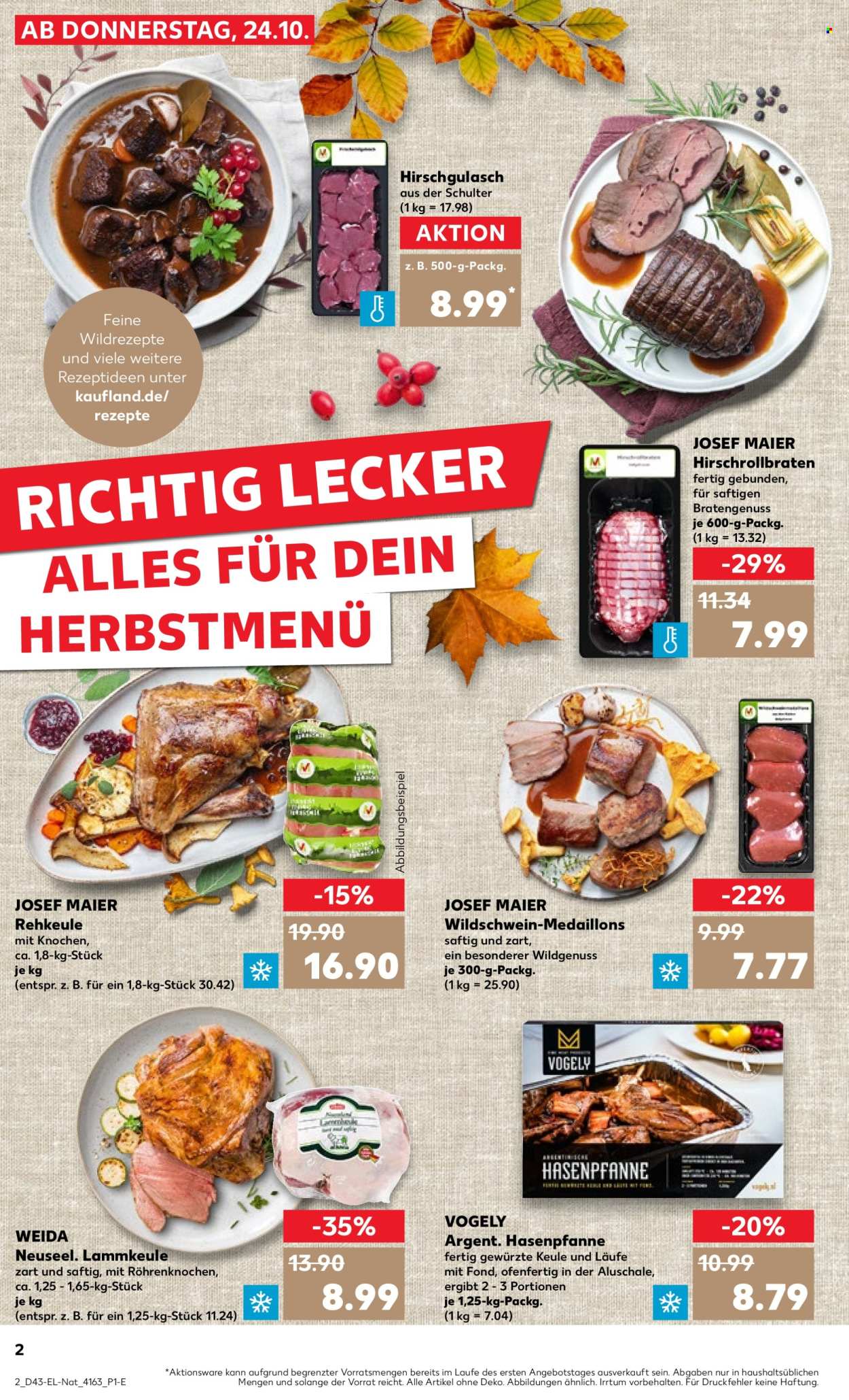 Kaufland Prospekte  - 24.10.2024 - 30.10.2024. Seite 2