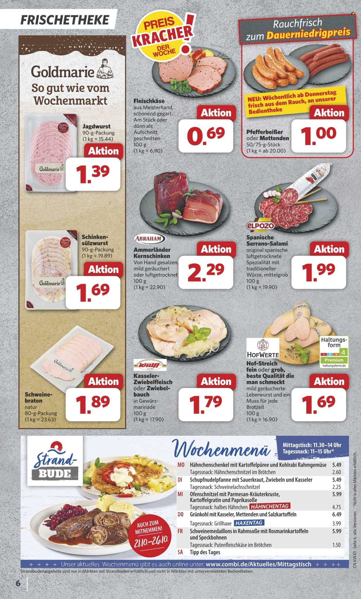 Combi Prospekte  - 21.10.2024 - 26.10.2024. Seite 6