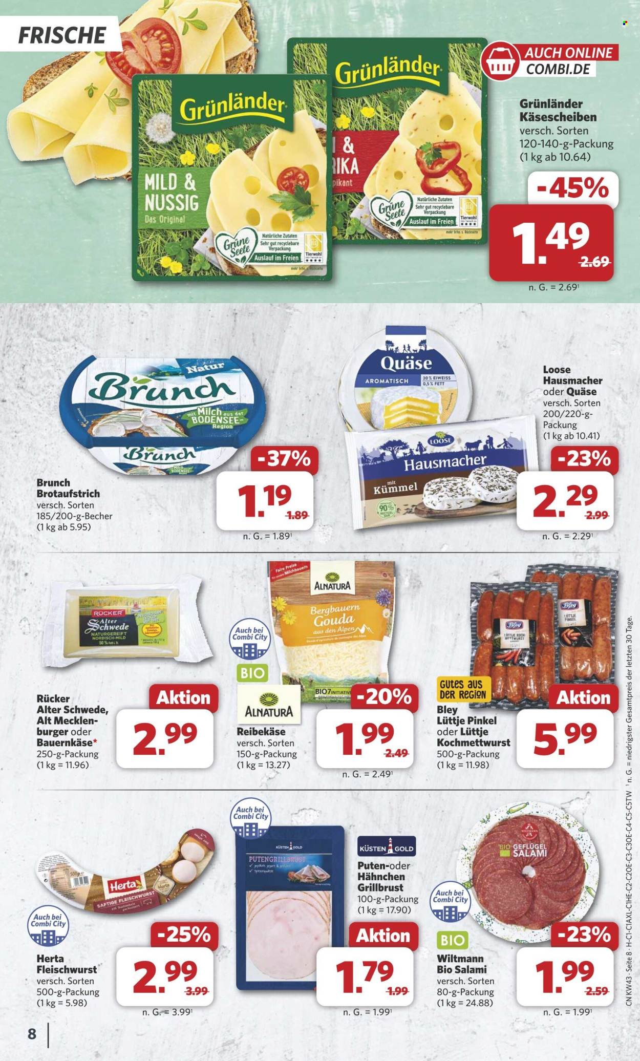 Combi Prospekte  - 21.10.2024 - 26.10.2024. Seite 8