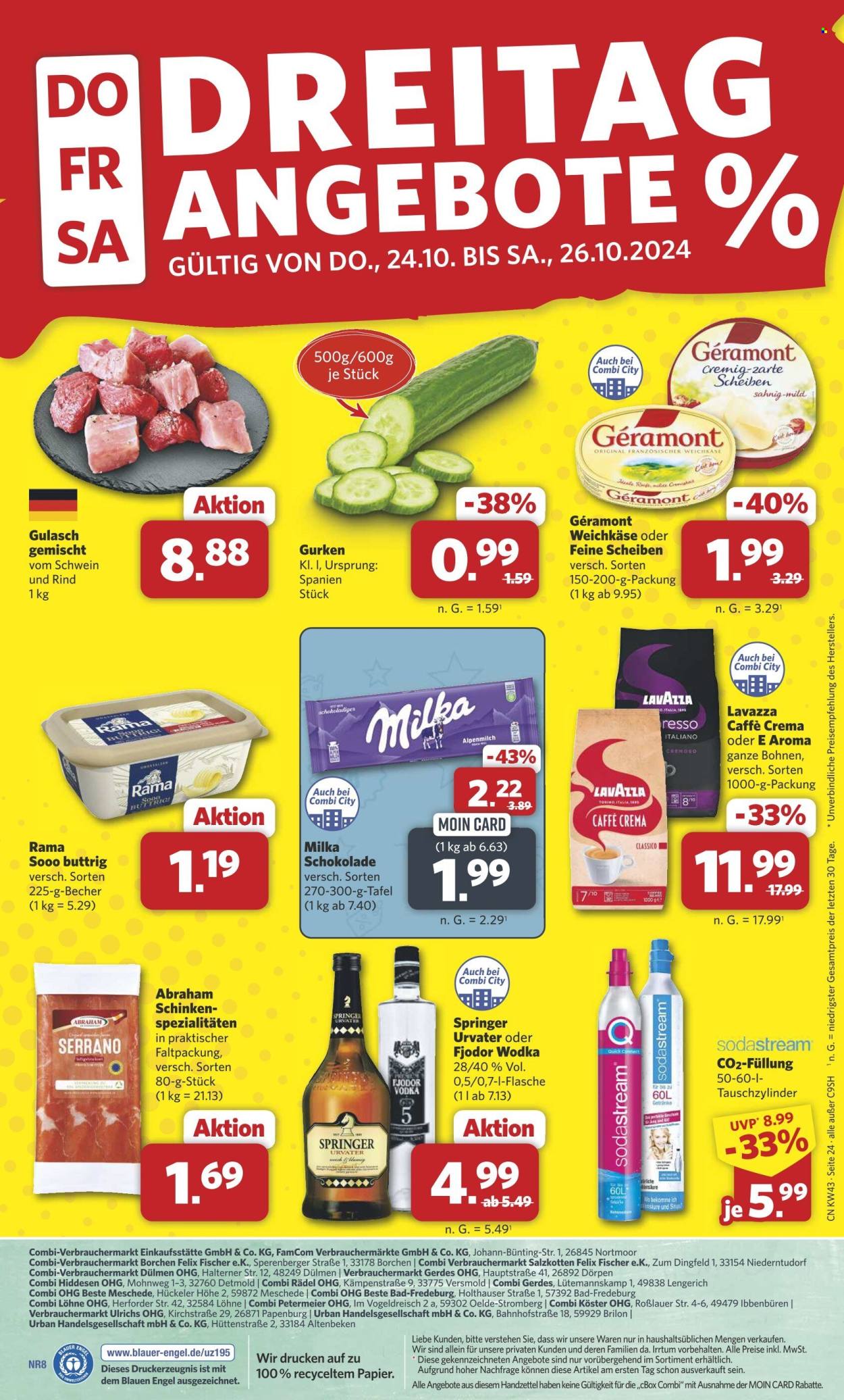 Combi Prospekte  - 21.10.2024 - 26.10.2024. Seite 24