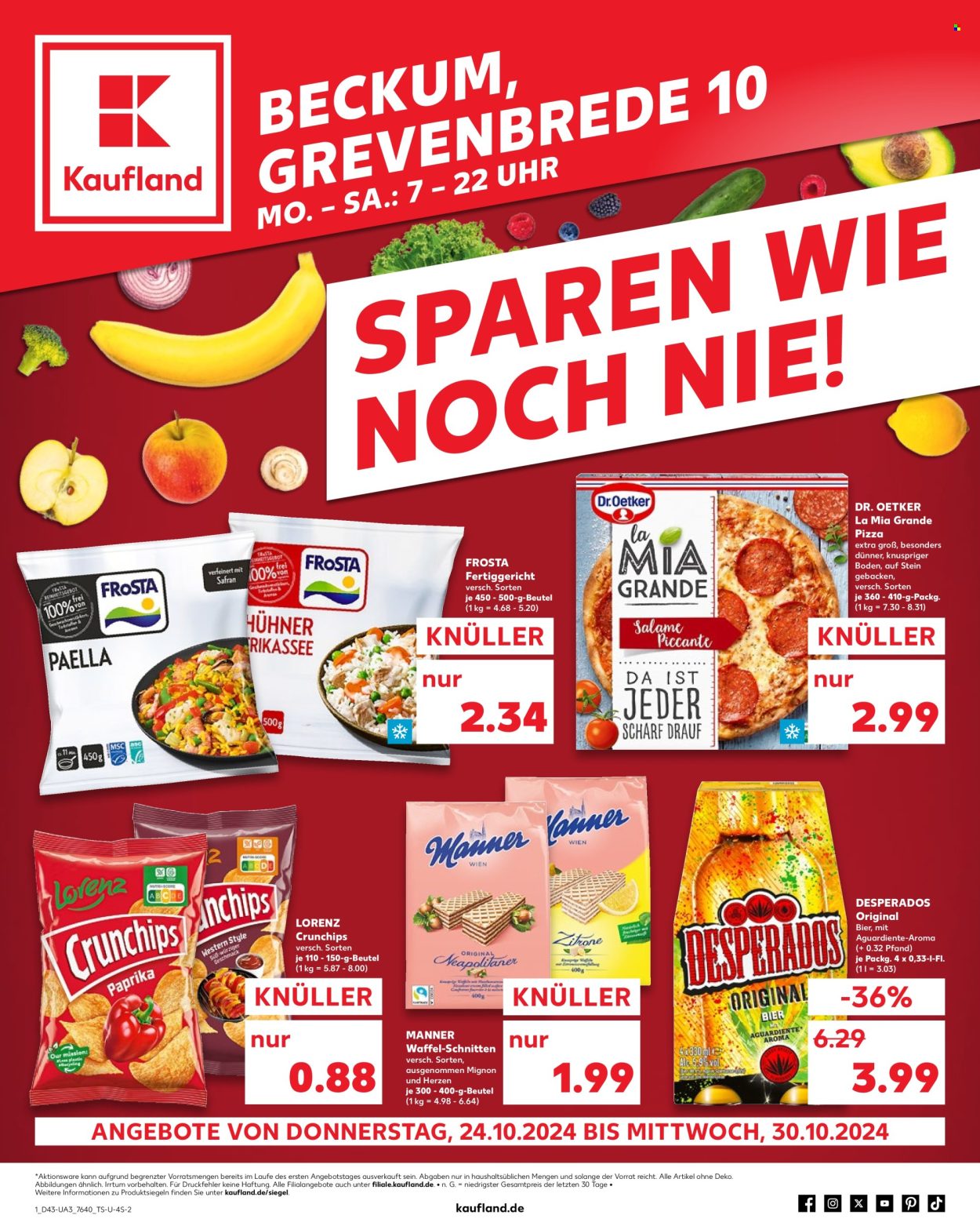 Kaufland Prospekte  - 24.10.2024 - 30.10.2024. Seite 1