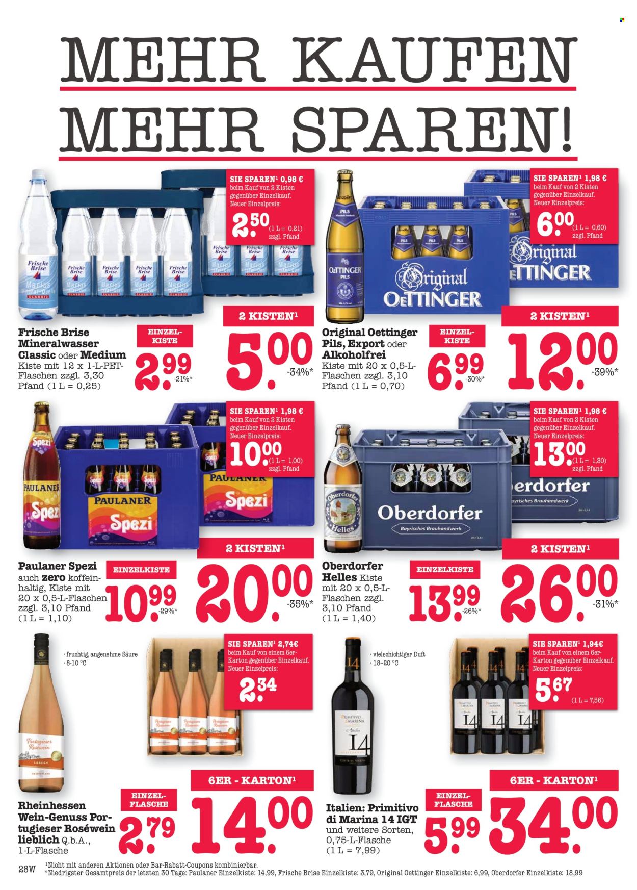 Edeka Prospekte  - 21.10.2024 - 26.10.2024. Seite 28
