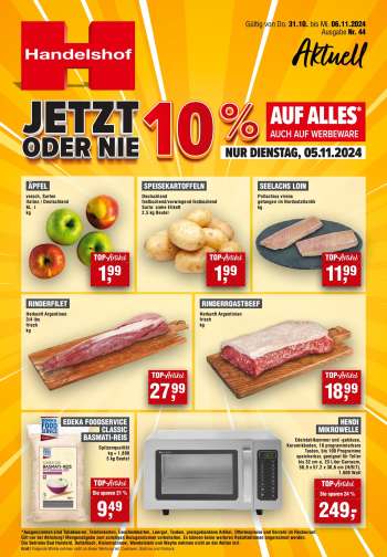 Prospekte Handelshof - 31.10.2024 - 6.11.2024.