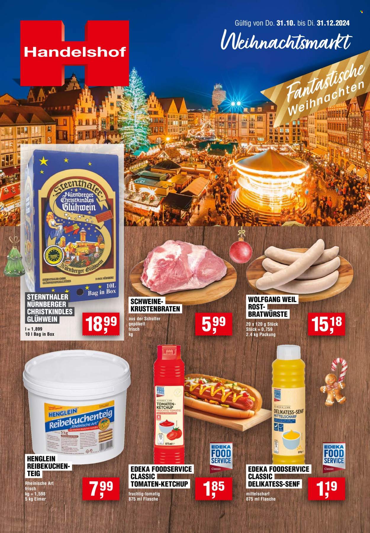 Handelshof Prospekte  - 31.10.2024 - 31.12.2024. Seite 1