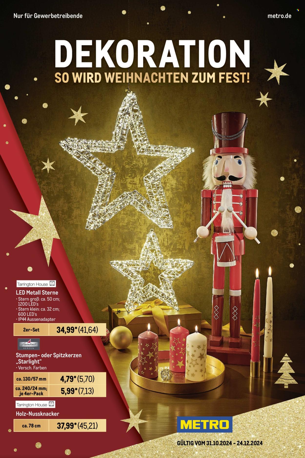 Metro Prospekte  - 31.10.2024 - 24.12.2024. Seite 1