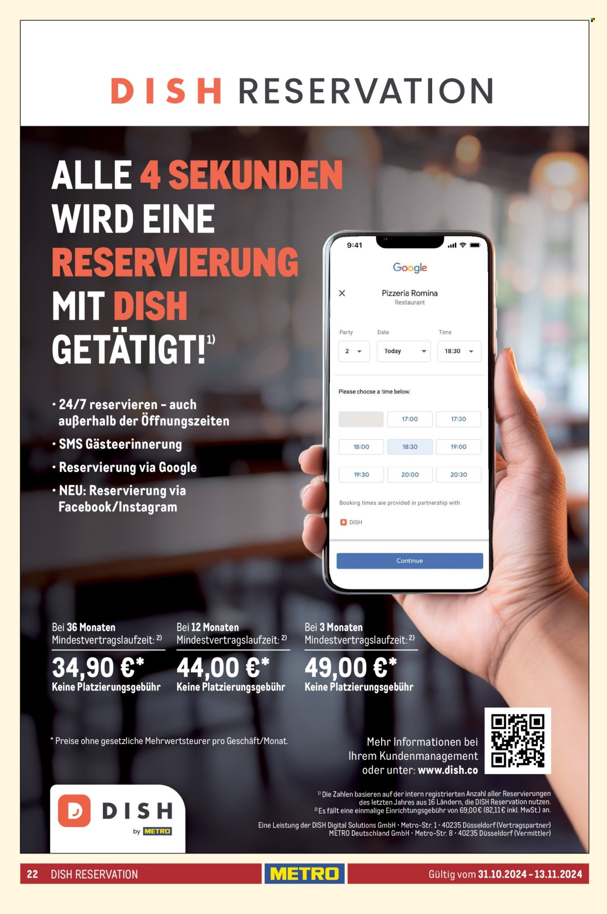 Metro Prospekte  - 31.10.2024 - 13.11.2024. Seite 22