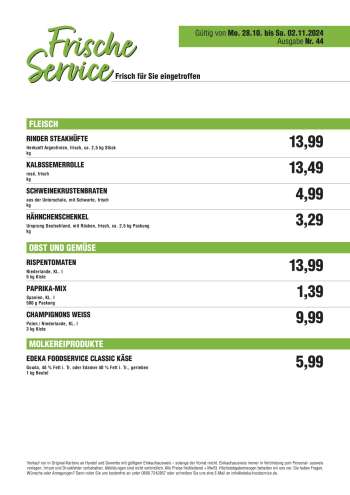 Prospekte Handelshof - 28.10.2024 - 2.11.2024.