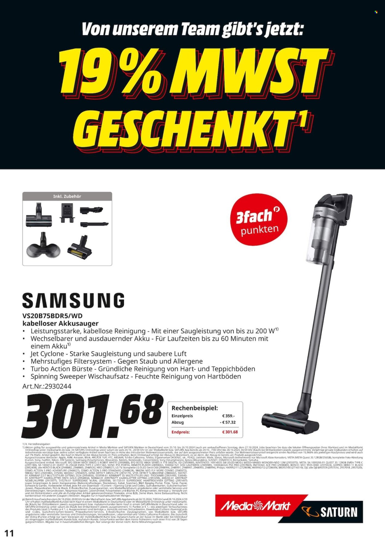 MediaMarkt Prospekte  - 25.10.2024 - 28.10.2024. Seite 11