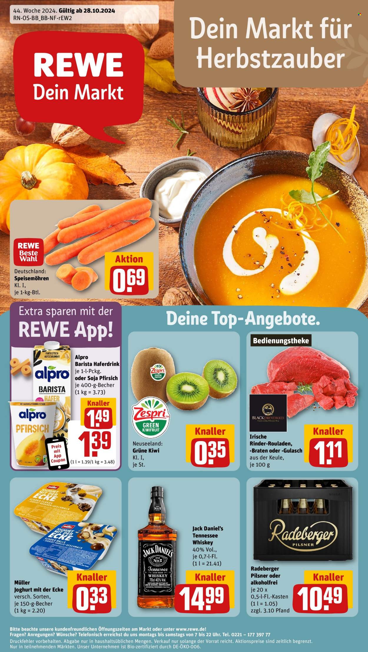 REWE Prospekte  - 28.10.2024 - 2.11.2024. Seite 1