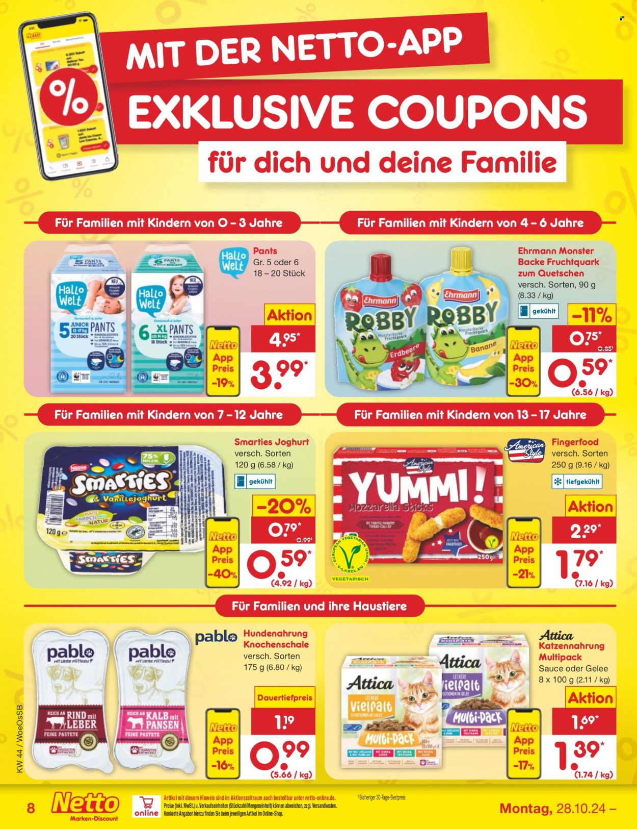 Netto Marken-Discount Prospekte  - 28.10.2024 - 2.11.2024. Seite 8