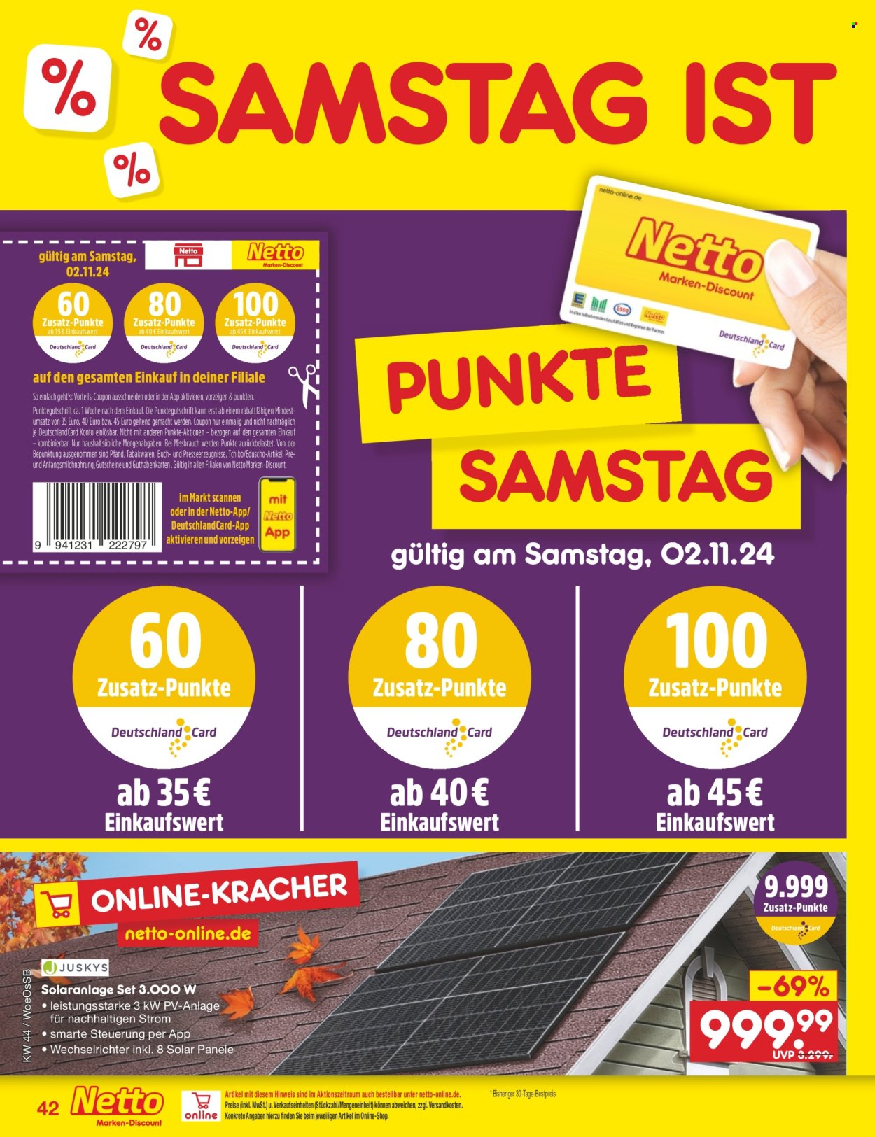 Netto Marken-Discount Prospekte  - 28.10.2024 - 2.11.2024. Seite 54
