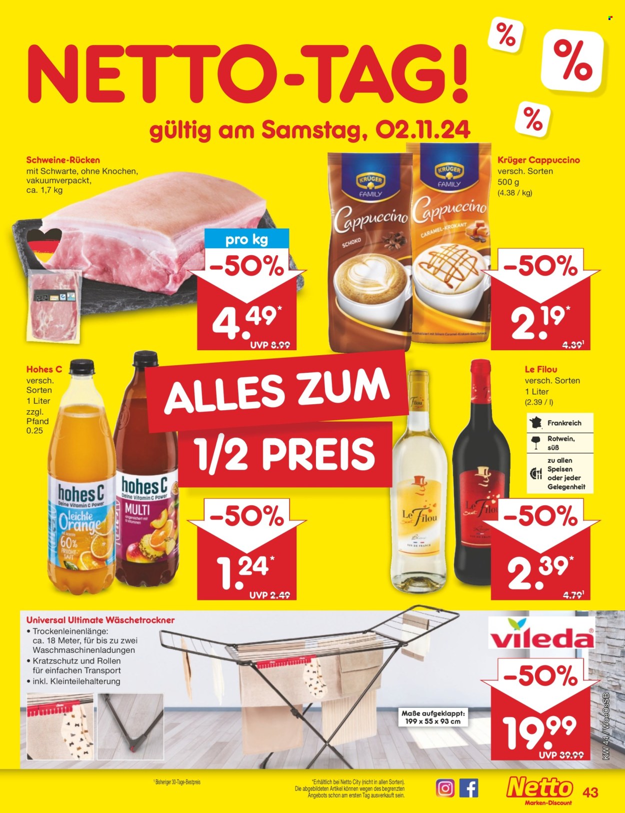 Netto Marken-Discount Prospekte  - 28.10.2024 - 2.11.2024. Seite 55