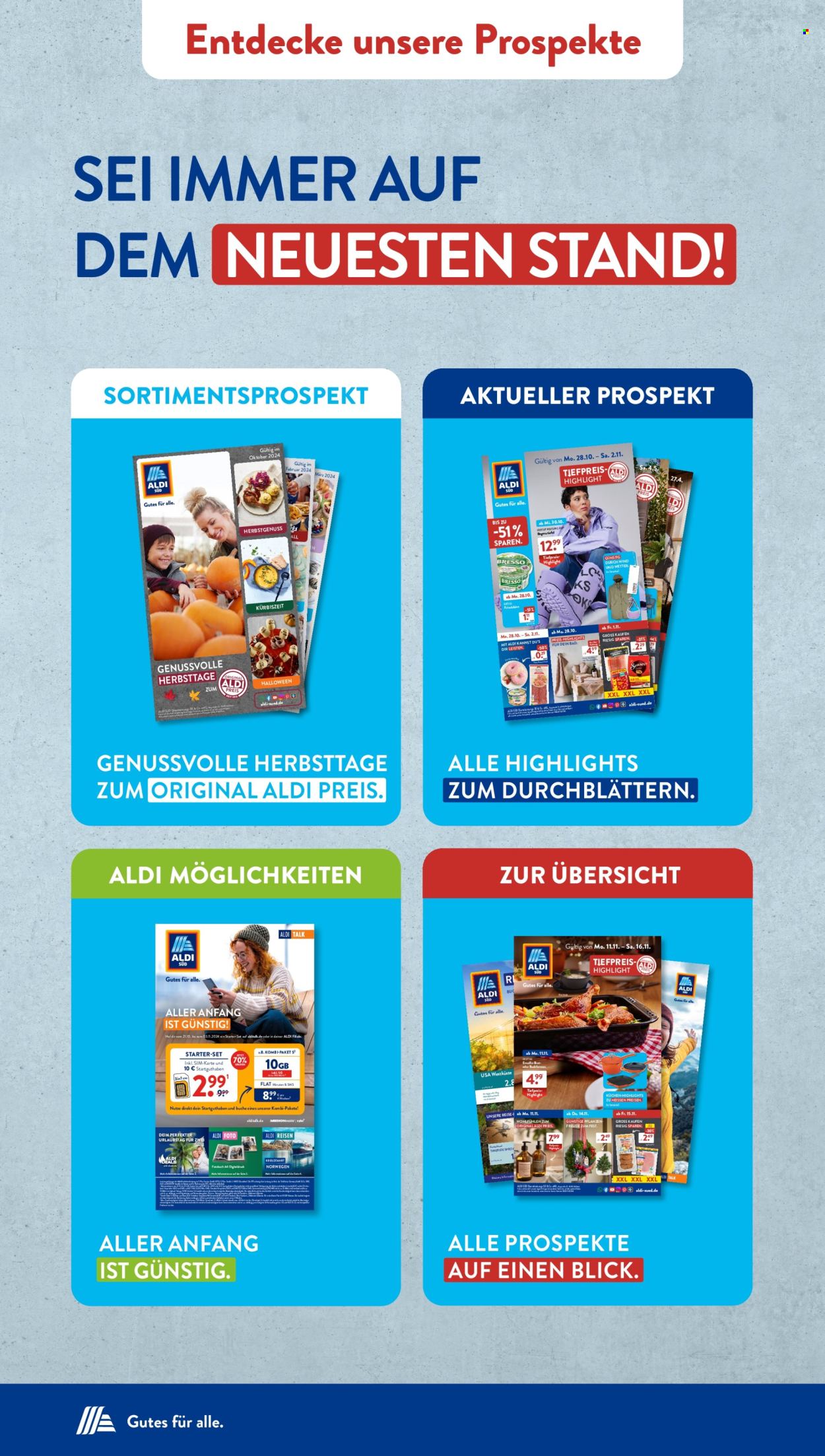 ALDI SÜD Prospekte  - 4.11.2024 - 9.11.2024. Seite 52