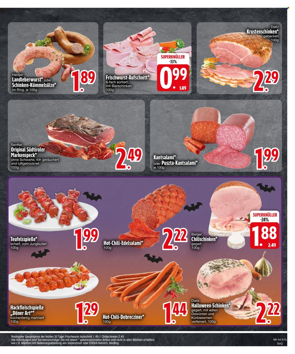 Edeka Prospekte  - 28.10.2024 - 2.11.2024. Seite 17