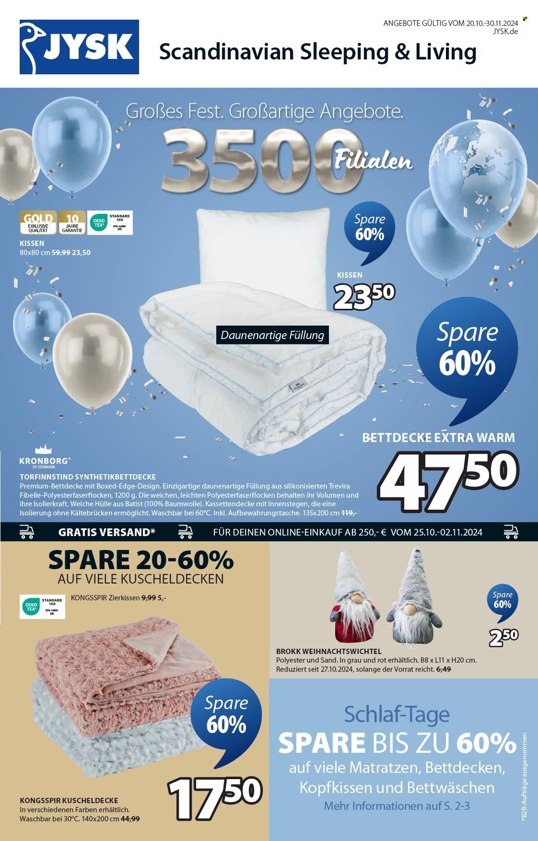 JYSK Prospekte  - 20.10.2024 - 30.11.2024. Seite 2
