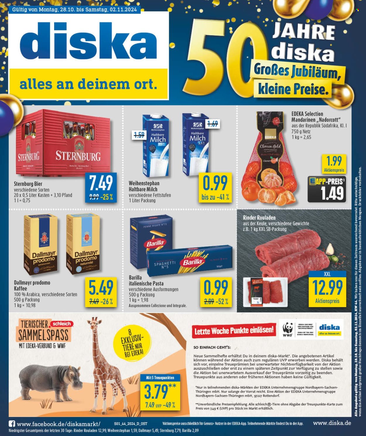 Diska Prospekte  - 28.10.2024 - 2.11.2024. Seite 1