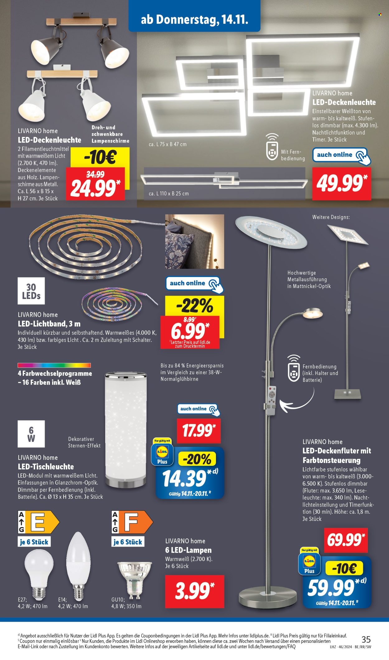 Lidl Prospekte  - 11.11.2024 - 16.11.2024. Seite 21
