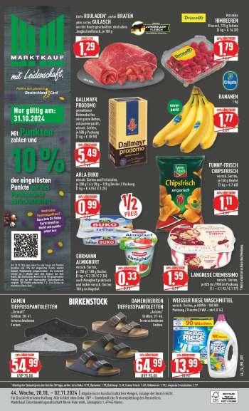 Prospekte Marktkauf - 28.10.2024 - 2.11.2024.