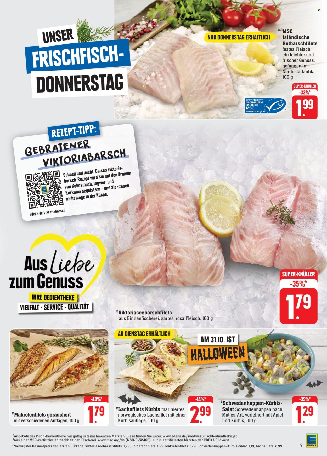Edeka Prospekte  - 28.10.2024 - 2.11.2024. Seite 9