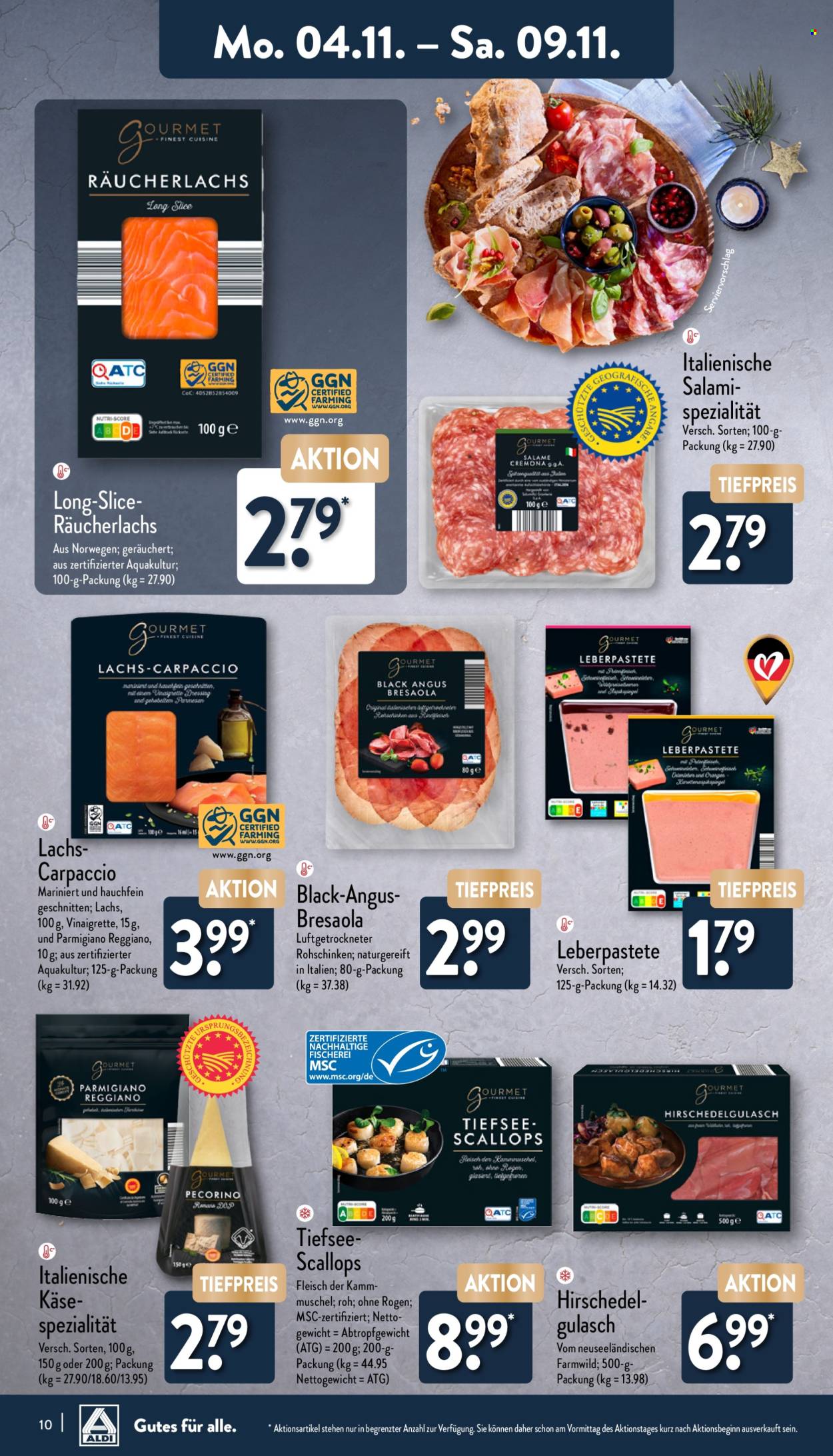 ALDI Nord Prospekte  - 4.11.2024 - 9.11.2024. Seite 10
