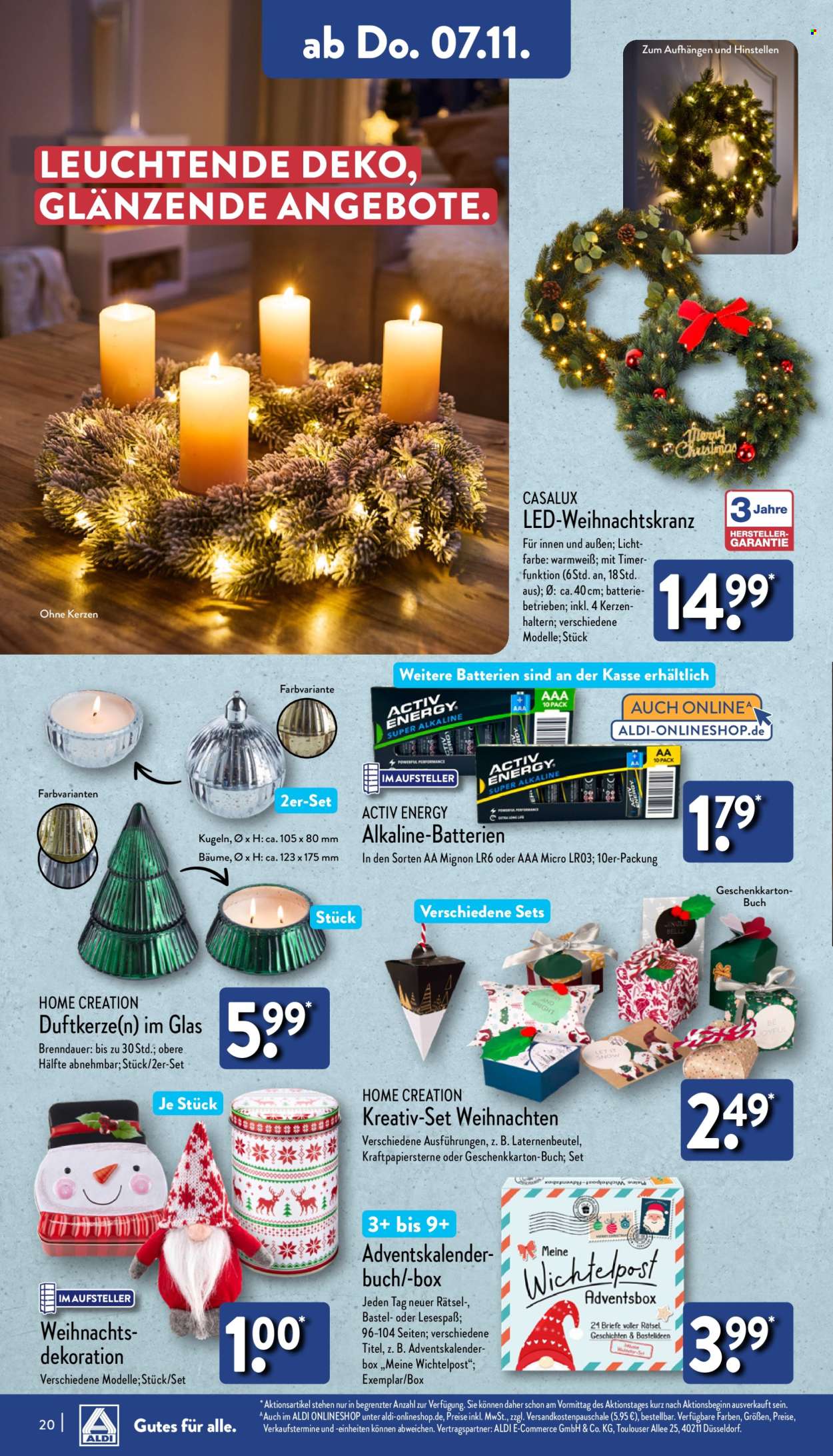 ALDI Nord Prospekte  - 4.11.2024 - 9.11.2024. Seite 20