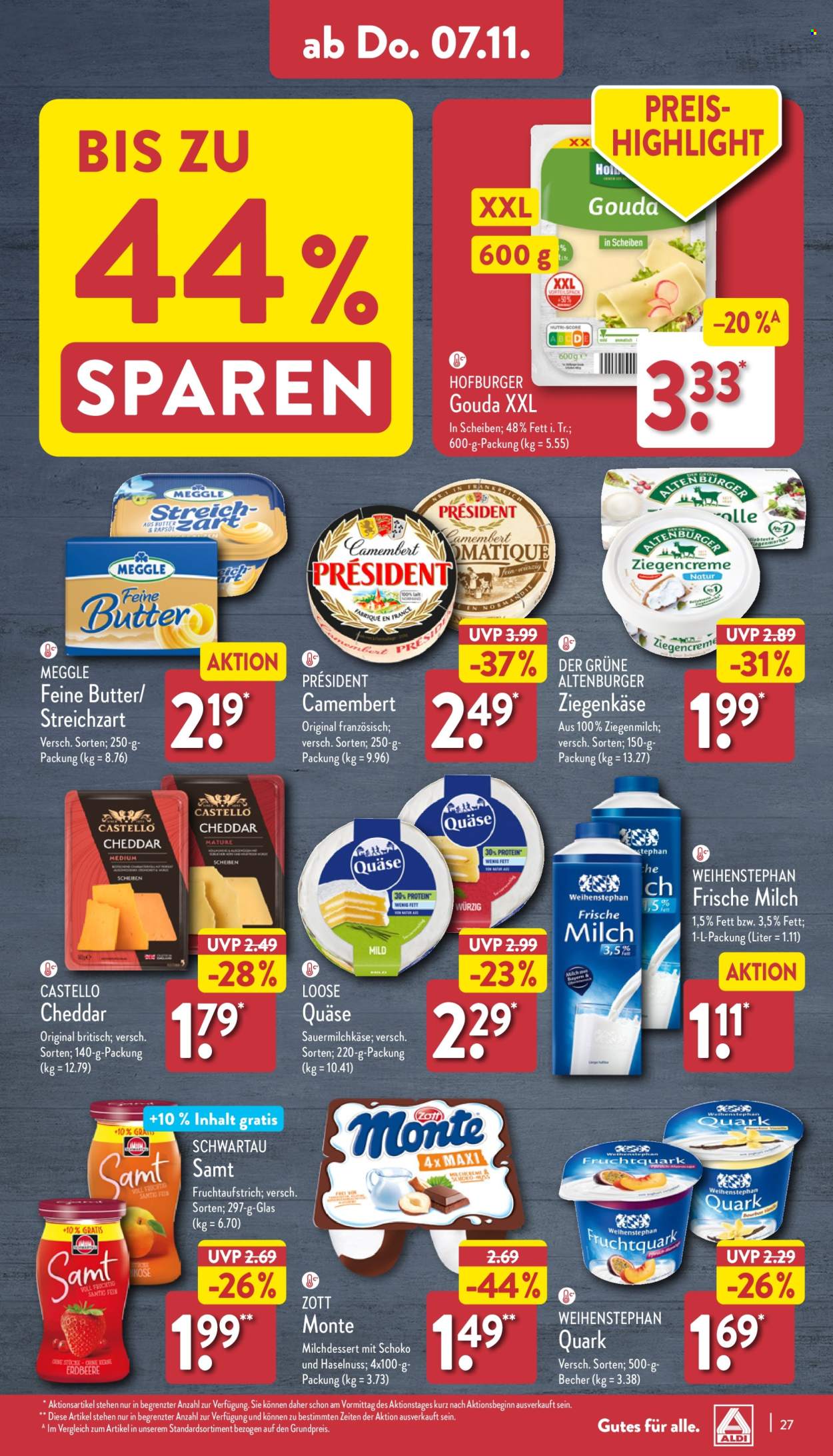 ALDI Nord Prospekte  - 4.11.2024 - 9.11.2024. Seite 27