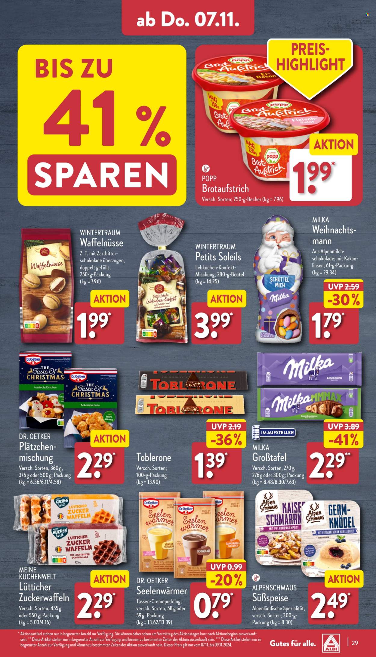 ALDI Nord Prospekte  - 4.11.2024 - 9.11.2024. Seite 29