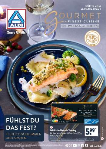 Prospekte ALDI Nord - 26.09.2024 - 31.12.2024.