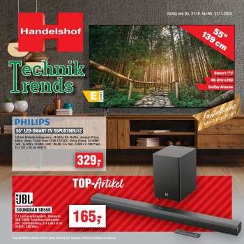 Prospekte Handelshof - 31.10.2024 - 27.11.2024.