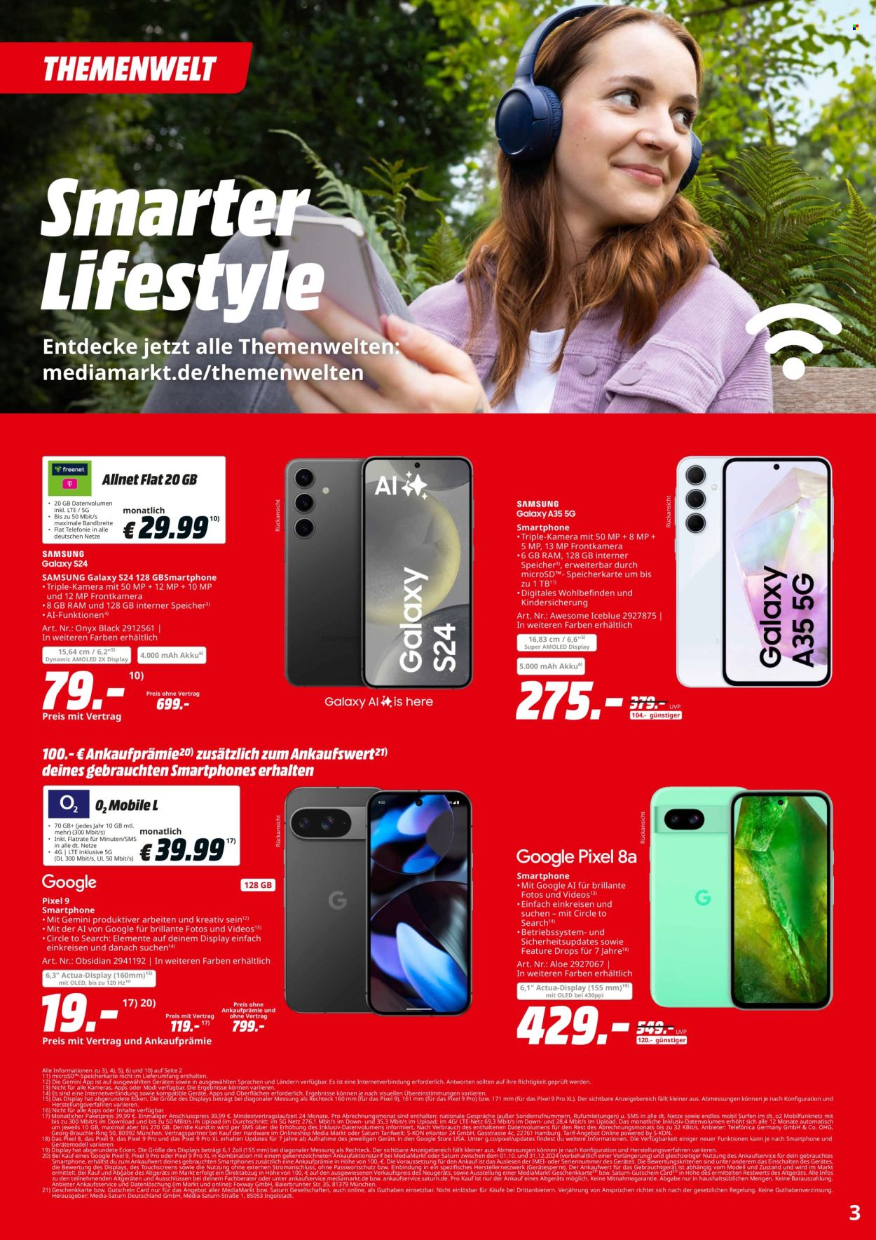 MediaMarkt Prospekte  - 28.10.2024 - 8.11.2024. Seite 3