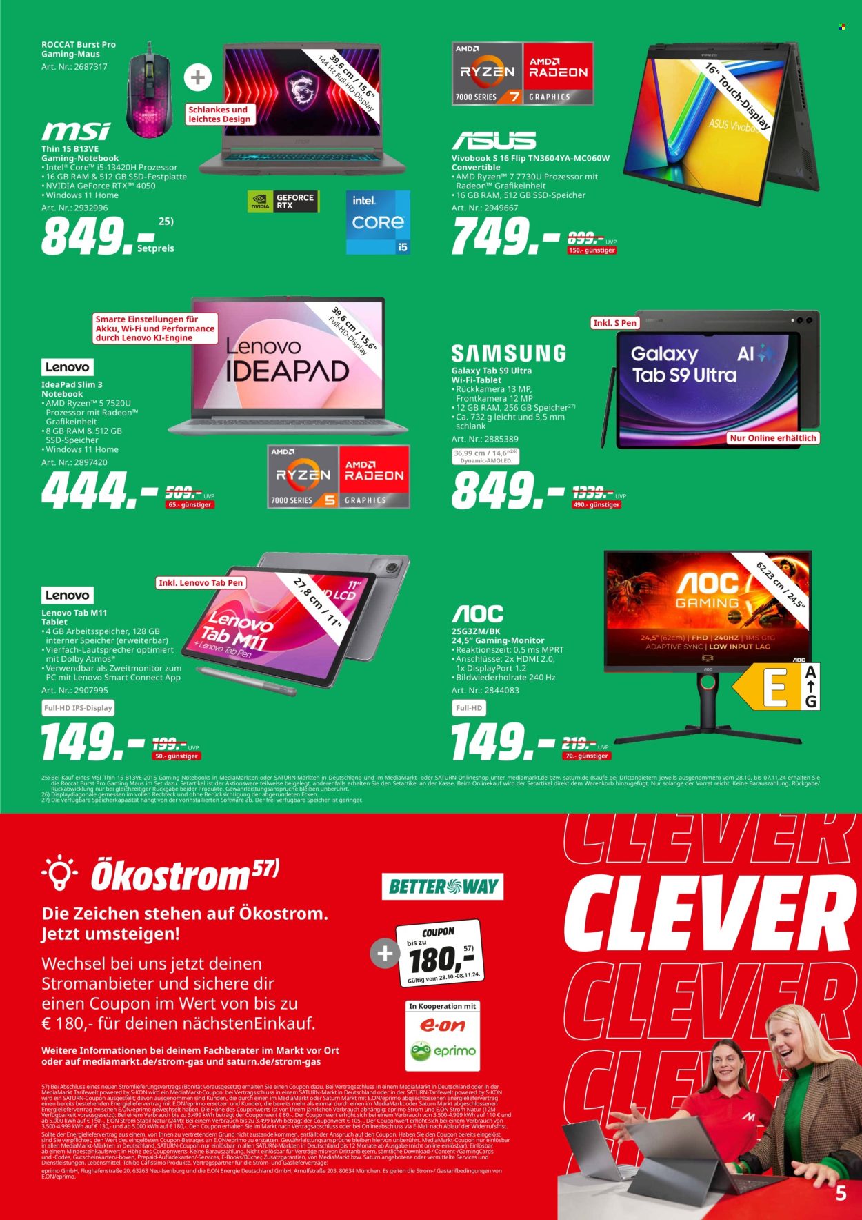 MediaMarkt Prospekte  - 28.10.2024 - 8.11.2024. Seite 5
