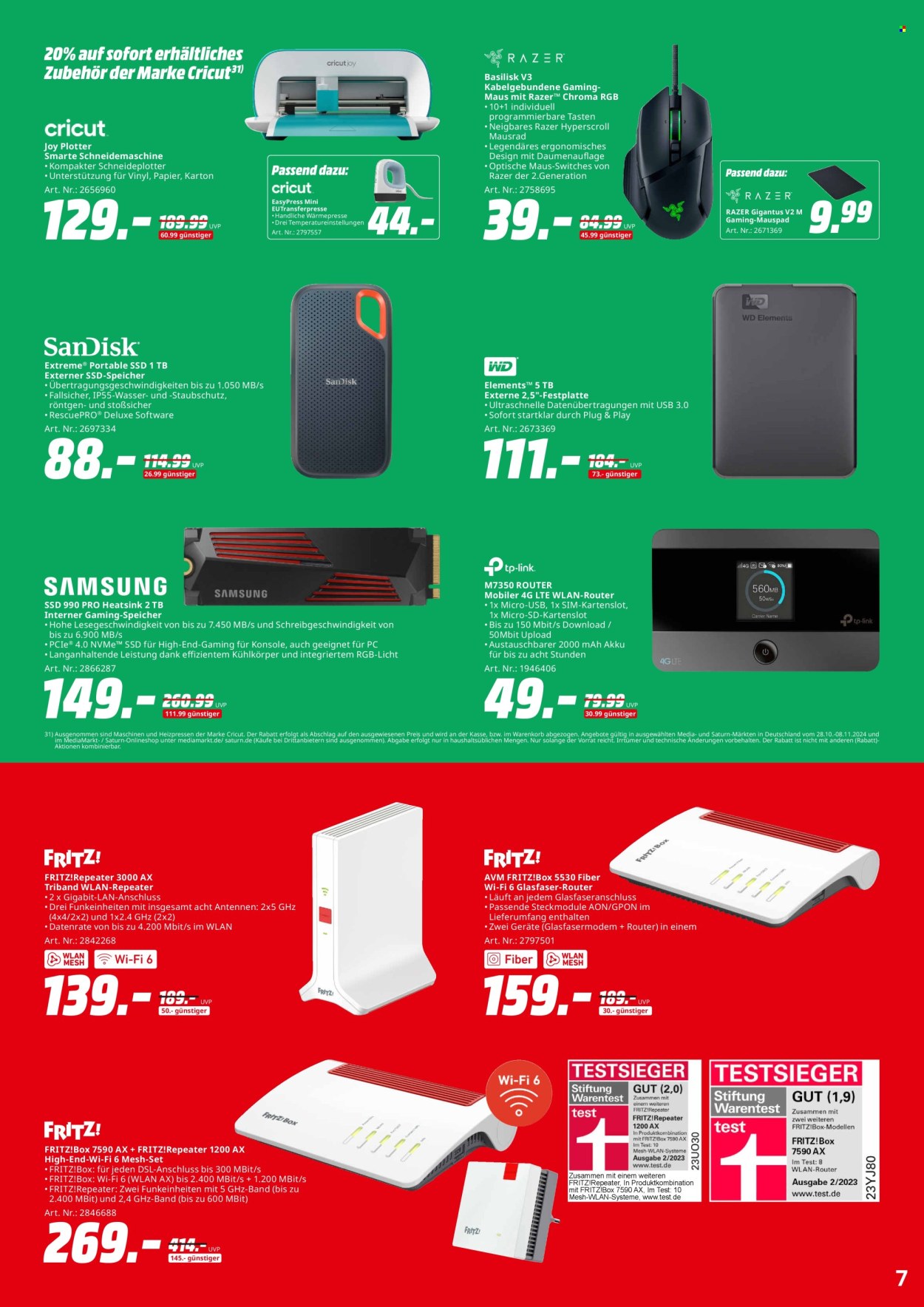 MediaMarkt Prospekte  - 28.10.2024 - 8.11.2024. Seite 7