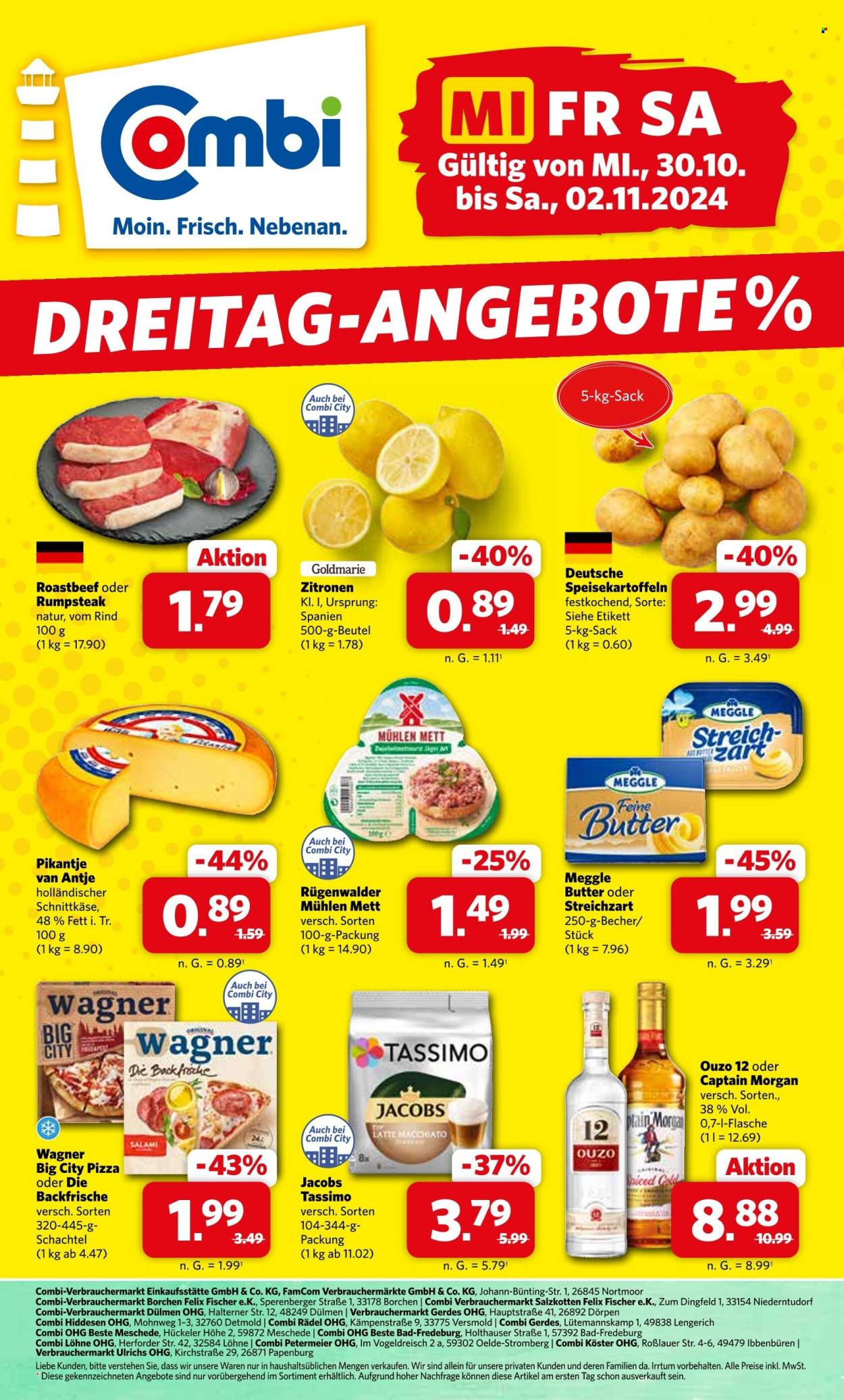 Combi Prospekte  - 30.10.2024 - 2.11.2024. Seite 1
