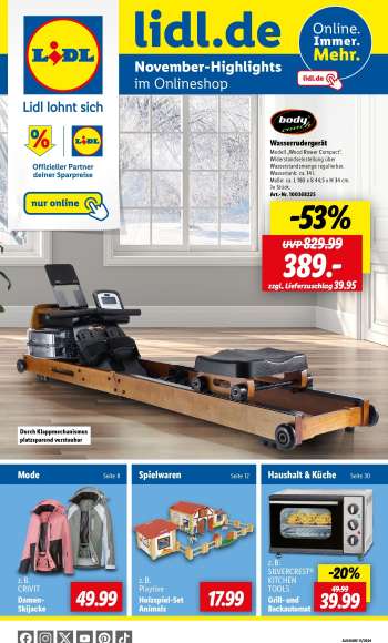 Prospekte Lidl - 1.11.2024 - 30.11.2024.