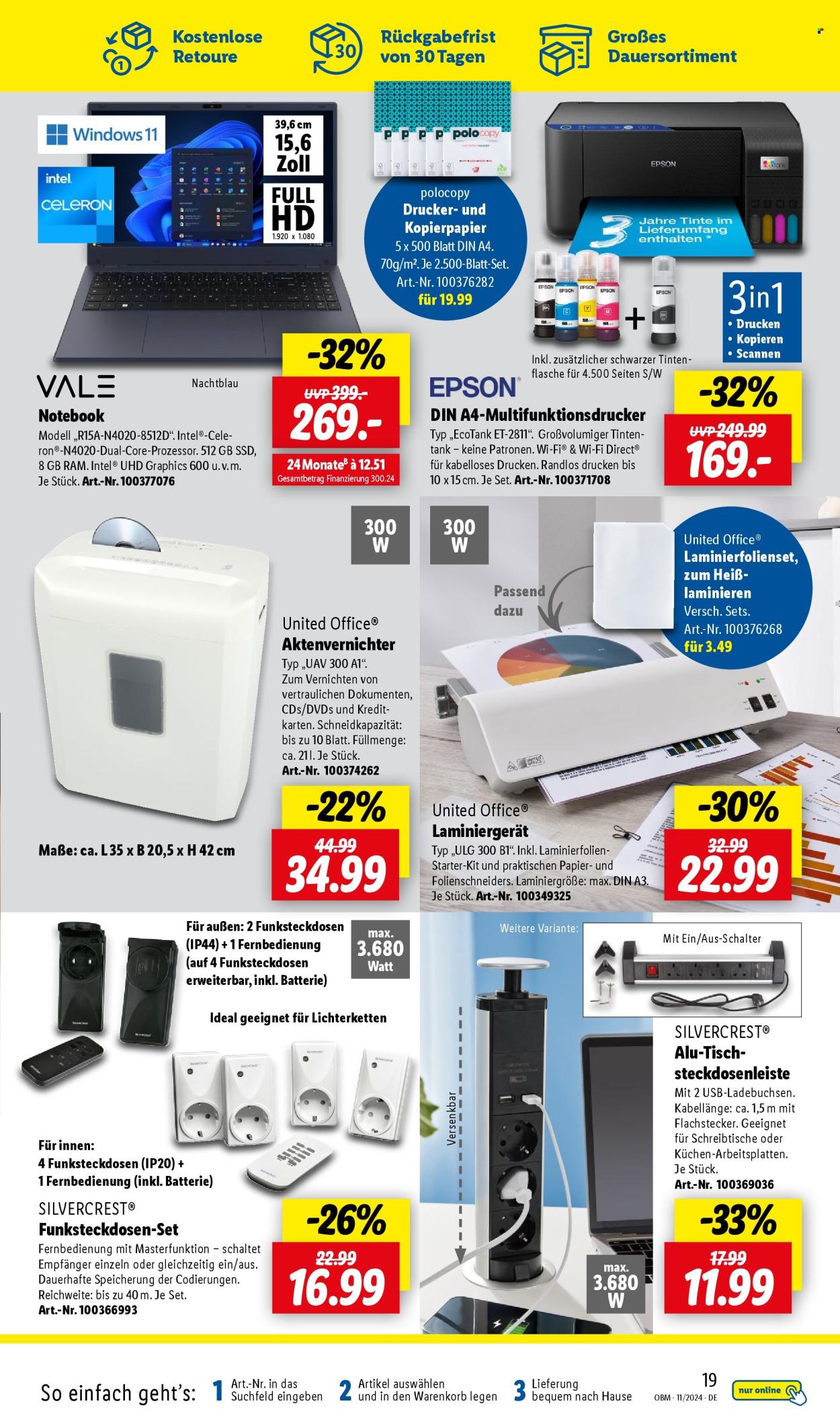 Lidl Prospekte  - 1.11.2024 - 30.11.2024. Seite 19