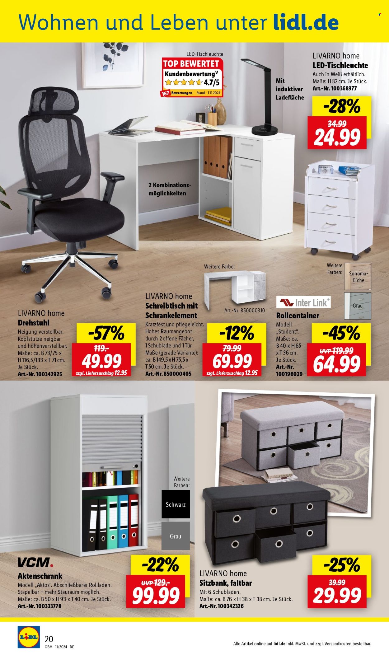 Lidl Prospekte  - 1.11.2024 - 30.11.2024. Seite 20