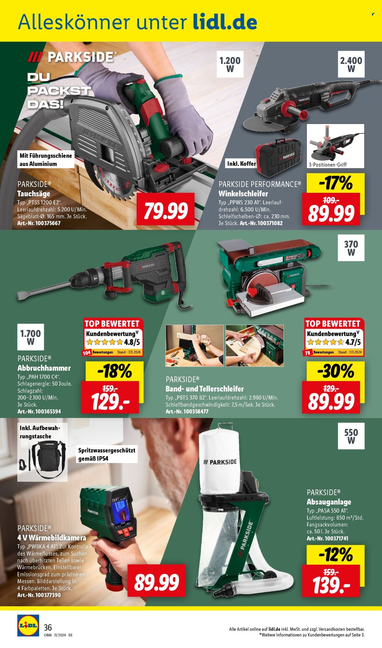Lidl Prospekte  - 1.11.2024 - 30.11.2024. Seite 36