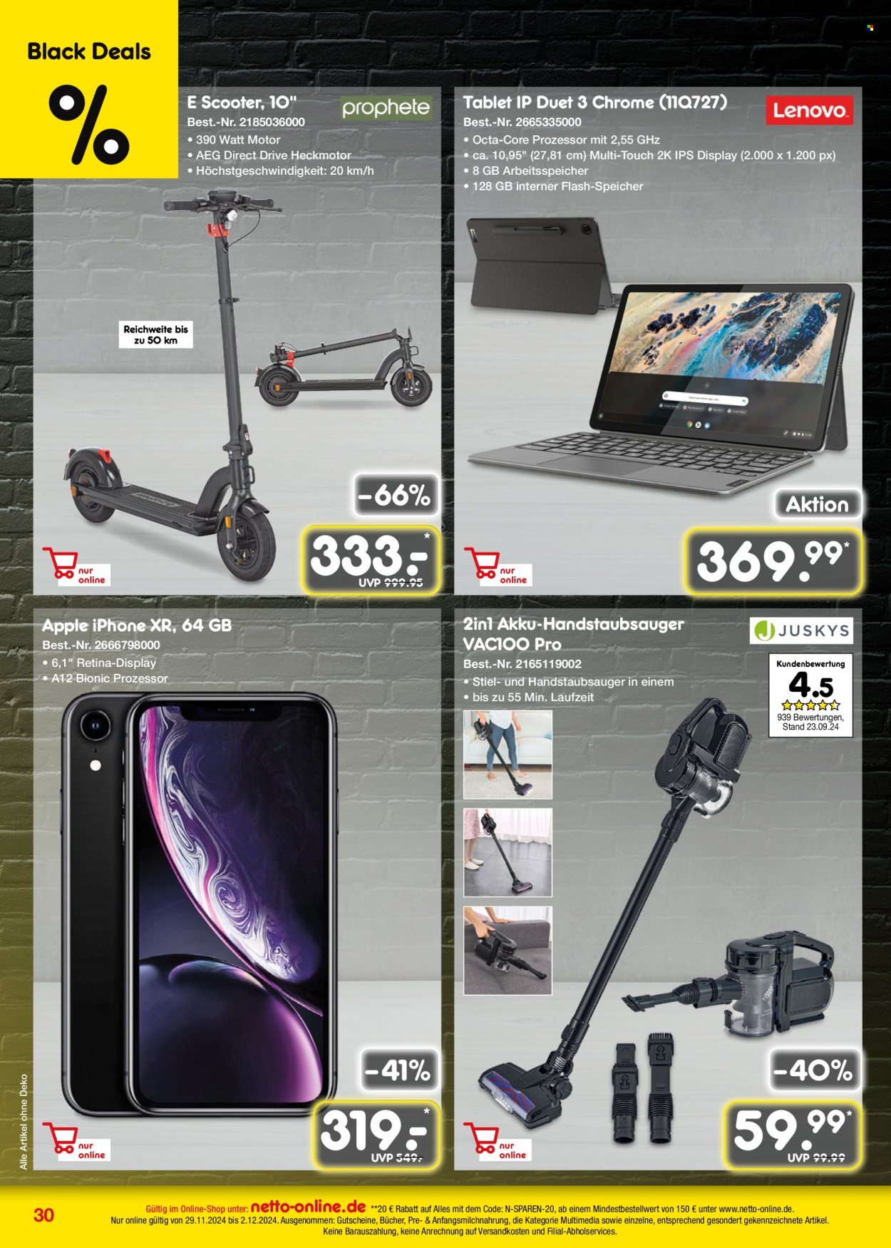 Netto Marken-Discount Prospekte  - 1.11.2024 - 30.11.2024. Seite 30
