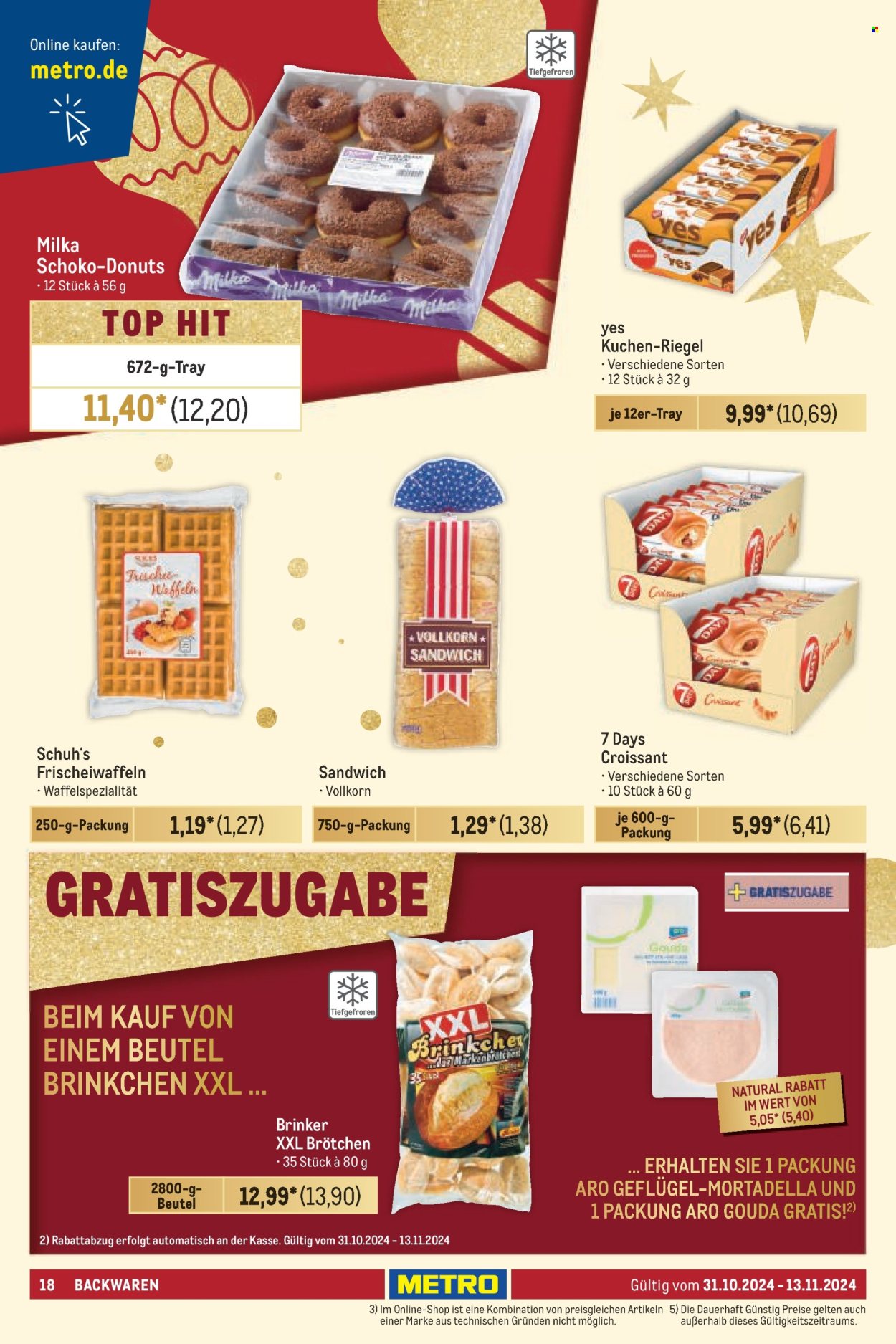 Metro Prospekte  - 31.10.2024 - 13.11.2024. Seite 18