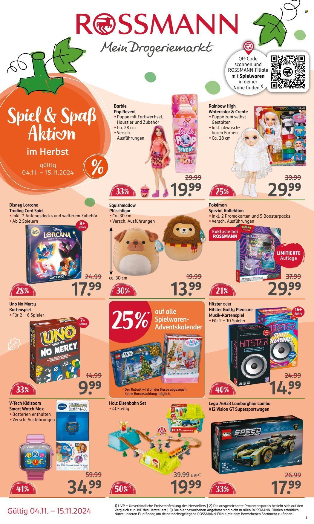 Rossmann Prospekte  - 4.11.2024 - 15.11.2024. Seite 1