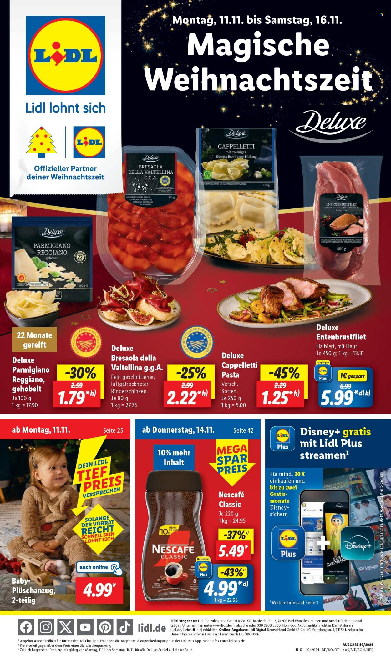 Lidl Prospekte  - 11.11.2024 - 16.11.2024. Seite 1