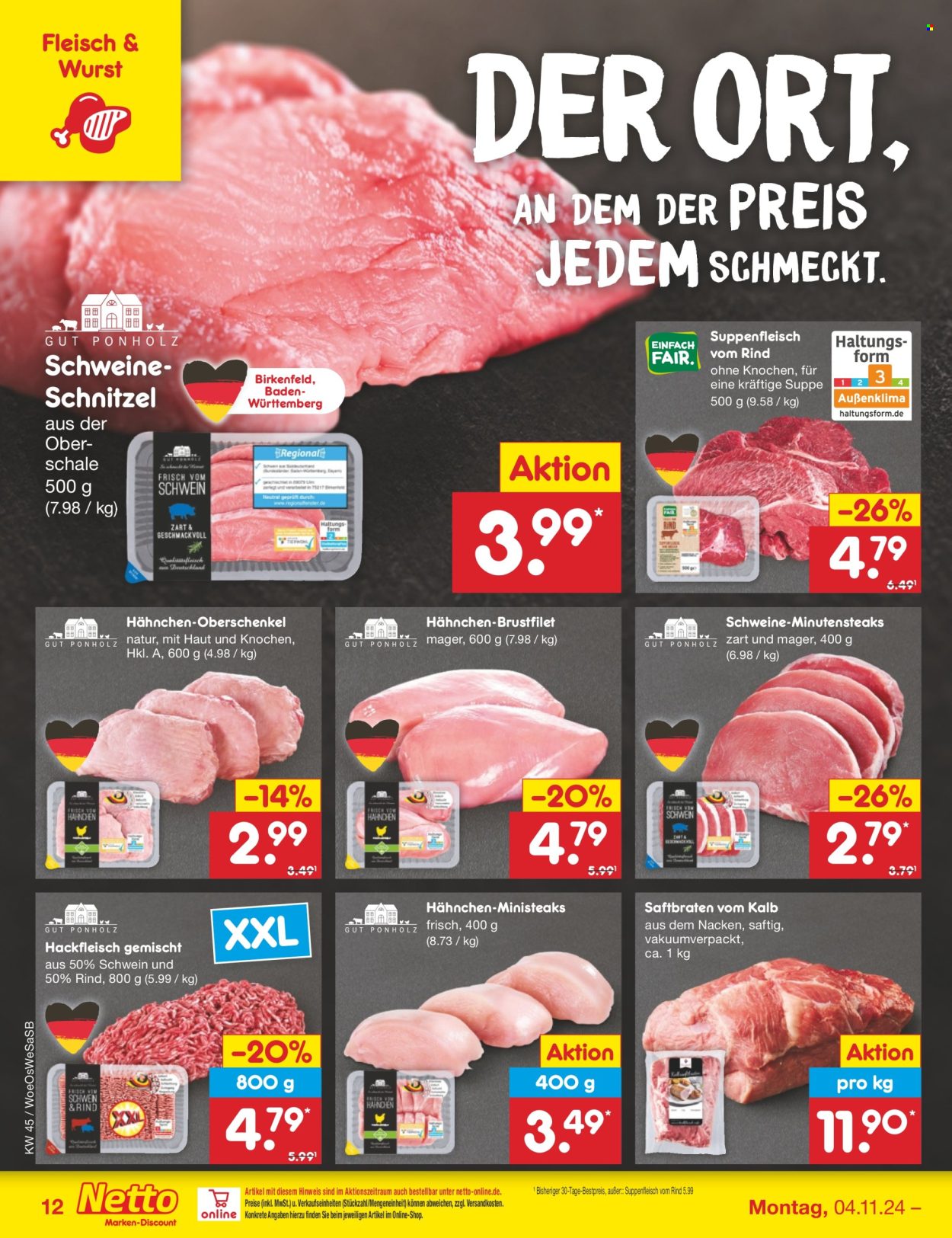 Netto Marken-Discount Prospekte  - 4.11.2024 - 9.11.2024. Seite 12