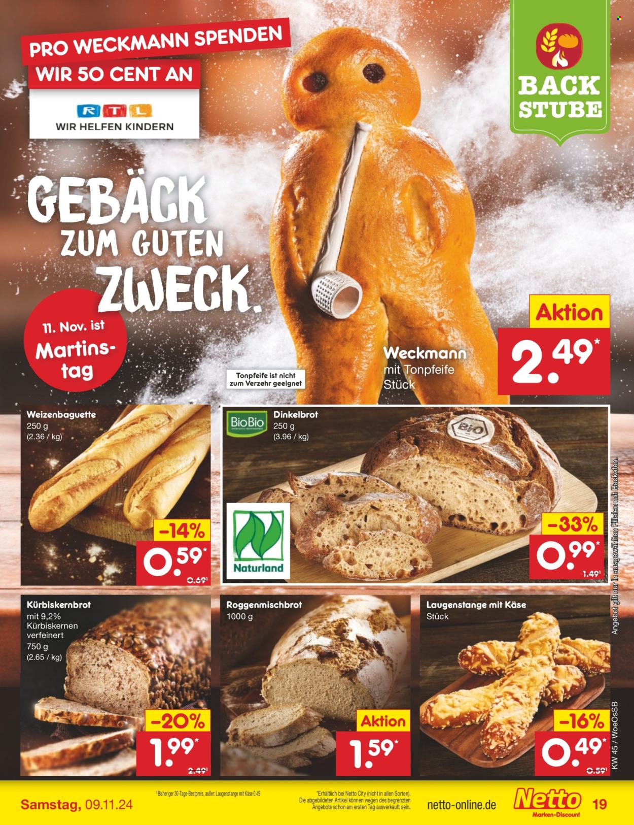 Netto Marken-Discount Prospekte  - 4.11.2024 - 9.11.2024. Seite 19