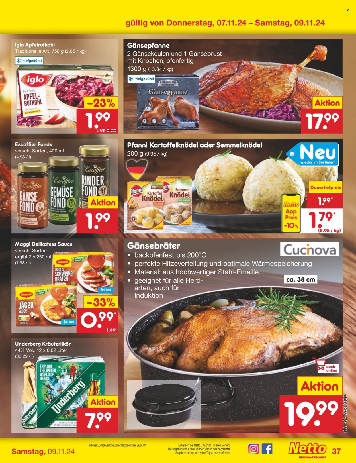Netto Marken-Discount Prospekte  - 4.11.2024 - 9.11.2024. Seite 45