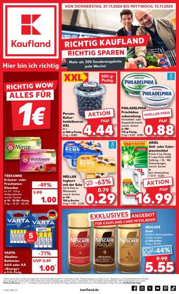 Prospekte Kaufland - 7.11.2024 - 13.11.2024.