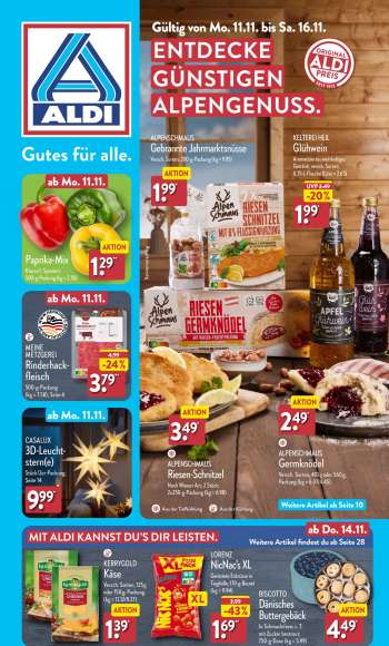 Prospekte ALDI Nord - 11.11.2024 - 16.11.2024.