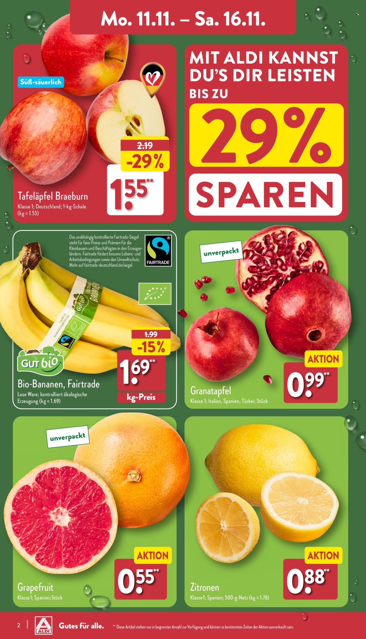 ALDI Nord Prospekte  - 11.11.2024 - 16.11.2024. Seite 2