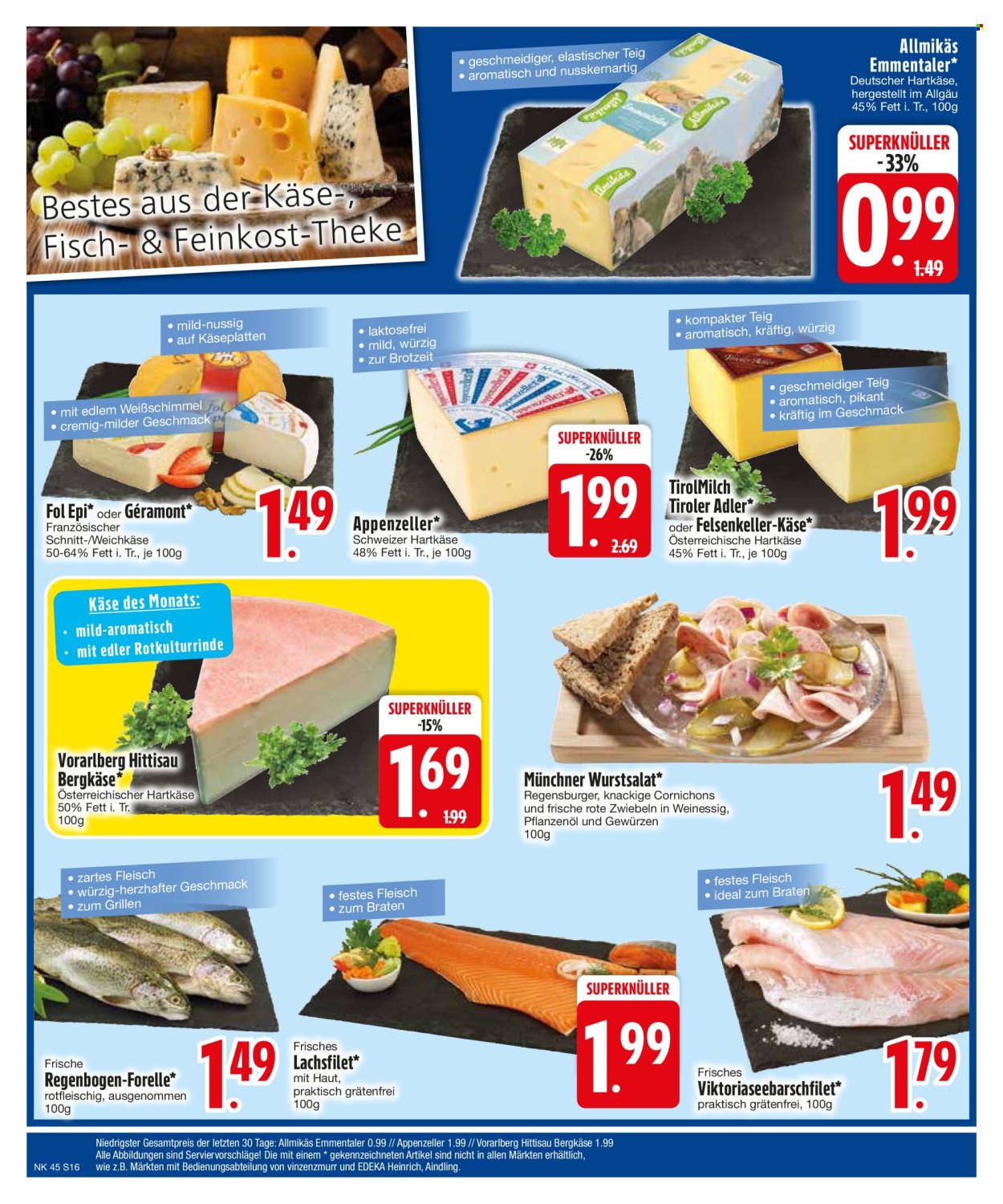 Edeka Prospekte  - 4.11.2024 - 9.11.2024. Seite 16