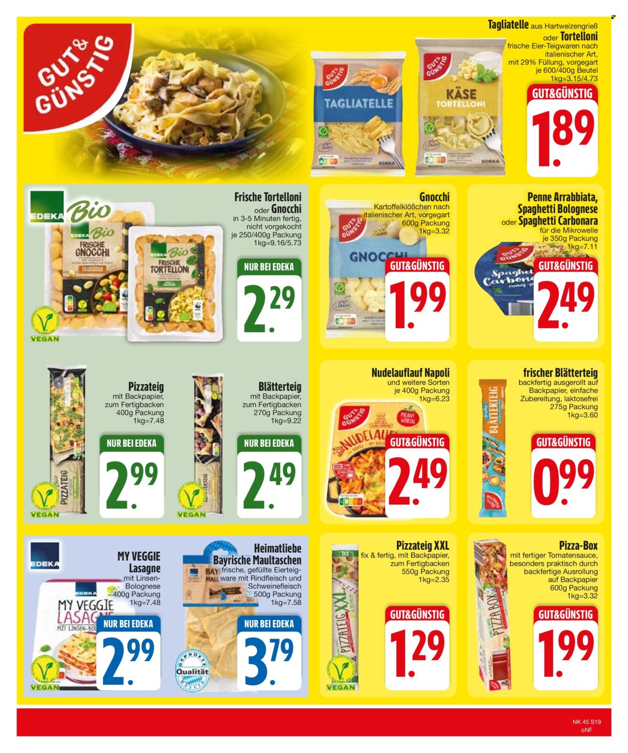 Edeka Prospekte  - 4.11.2024 - 9.11.2024. Seite 19