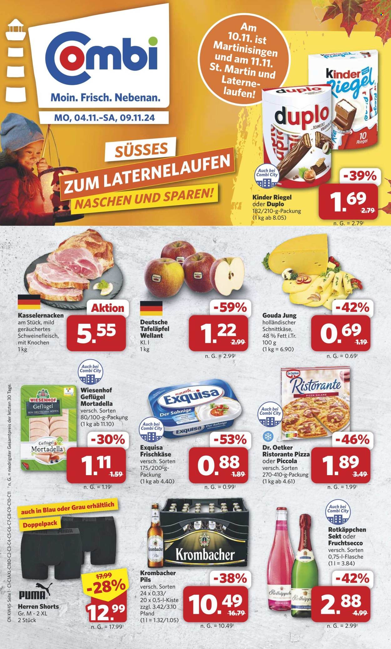Combi Prospekte  - 4.11.2024 - 9.11.2024. Seite 1